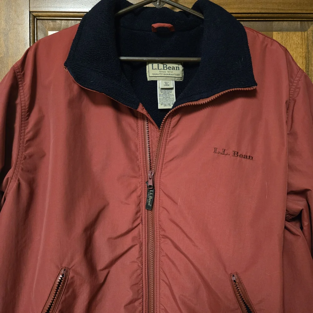 L.L. Bean Men's Red Jacket PTP=24.5